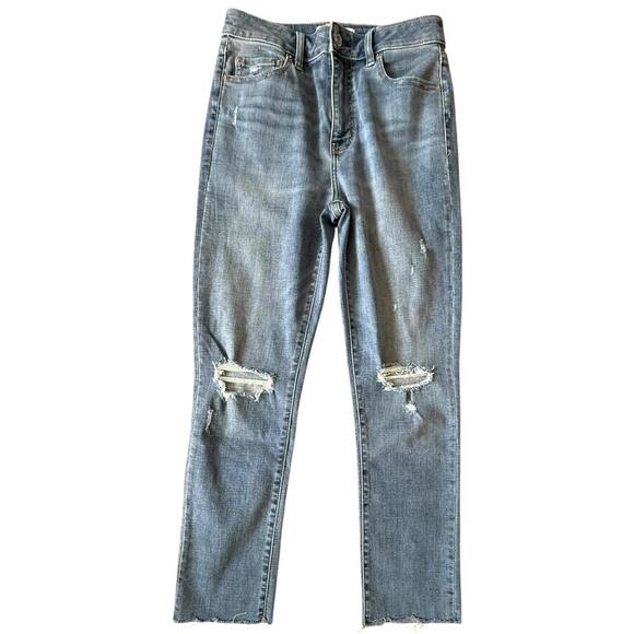 DAZE Repreve Distressed Straight Leg Jeans – Size 28 - Picture 1 of 7